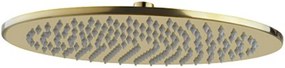 Saqu Universal hoofddouche Ø 30cm geborsteld messing