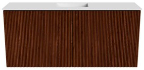 Mondiaz Joya 90cm toiletmeubel ruby met wastafel faye midden zonder kraangat talc
