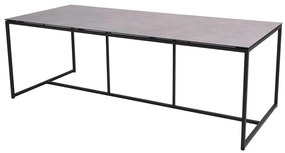 4 Seasons Outdoor Quatro tafel met HPL blad light grey 220 cm  Tuintafel    antraciet weerbestendig