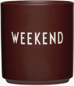 Kopje Favourite Weekend met opschrift