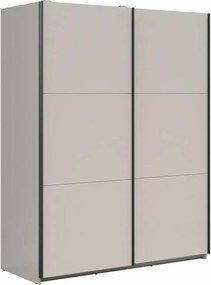Kledingkast Livevaro 117, Kasjmier, 196x154x60cm, 126.4 kg, Kledingkast deuren: Schuivend, Aantal planken: 5, Aantal planken: 5