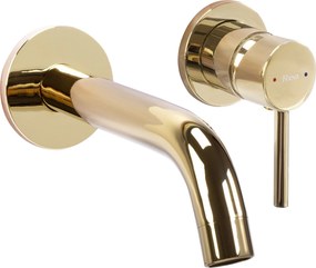 Inbouw wastafelkraan Rea OWEN Gold + BOX