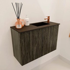 Mondiaz Joya 60cm toiletmeubel shadow met wastafel faye rechts 1 kraangat urban