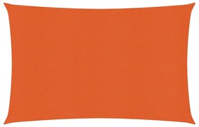 vidaXL Zonnezeil 160 g/m² 2,5x3,5 m HDPE oranje