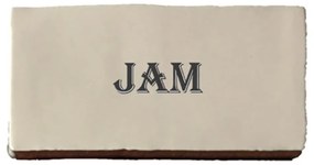 Terre d'Azur Cocina wandtegel met decor jam 15x7,5cm creme