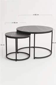 Set van 2 Renty Center-tafels