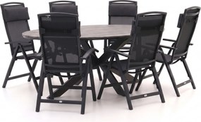 Diningset Forza  | 6 personen | Tuinset polywood | 7-delig | Kees Smit Tuinmeubelen