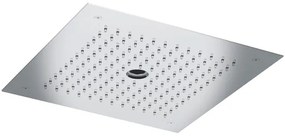 Hotbath Mate inbouwhoofddouche vierkant 38x38cm nikkel geborsteld M148GN