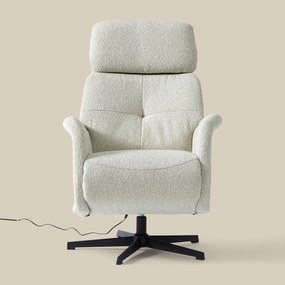 Beige Relaxfauteuil Elektrisch
