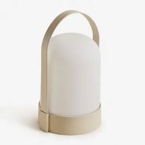 Draadloze Led-buiten Tafellamp Agnese Tapioca Beige - Sklum