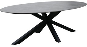 Showroommodel Puccini dining tuintafel 220x120 cm ovaal keramisch blad