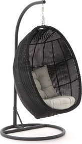 Hangstoel tuin | Manifesto Lucana | Wicker (vlechtwerk) | Zwart | Tuinstoel | Kees Smit Tuinmeubelen