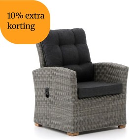 + 10% kassakorting | Verstelbare tuinstoel | Intenso Mazzano | Wicker (vlechtwerk) | Grijs | Kees Smit Tuinmeubelen