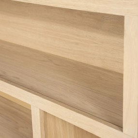 Vakkenkast Naturel Eiken 200 Cm - 200x42x220cm.