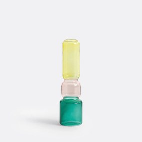 Vaas in glas H24 cm, Oryo