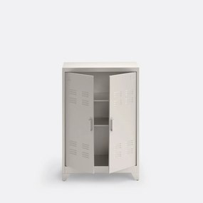 Lage kast in metaal, 2 deuren, Hiba