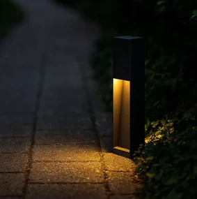 Levi Tuinlamp Zwart 40cm Tuinverlichting Zwart GU10