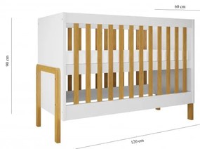 Zuigeling Kinderbed Billie - Voor baby's Pasgeborenen 5059914029237 Children's Beds Home, Matras van schuim/latex van 10 cm Children's Beds Home Mengs