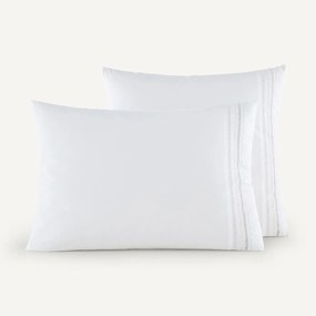 Kussensloop in perkalkatoen, Florentina