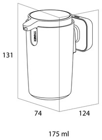 Tiger Carv zeepdispenser 175ml zwart