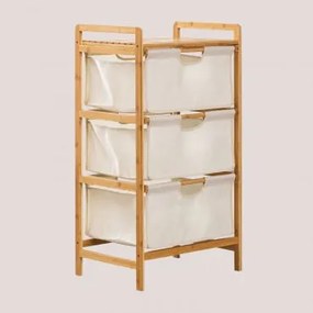 Skadi Bamboe Rek 50x90 Cm Met 3 Manden Bamboe - Sklum