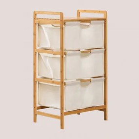 Skadi Bamboe Rek Met 3 Manden Bamboe - Sklum