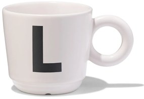 HEMA Aardewerk Mok 280ml Letter L