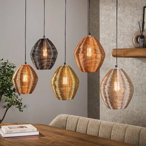 Kleurrijke Hanglamp Metaaldraad