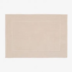 Rechthoekig Badmat 50x80 Cm Van Katoen Danel Lichtroze - Sklum