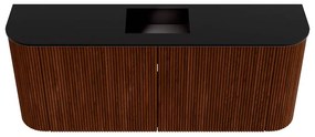Mondiaz Joya 105cm toiletmeubel ronding links/rechts ruby met wastafel faye midden 1 kraangat urban