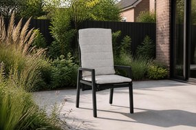 Tuinset 4 personen 180 cm Aluminium Grijs Lifestyle Garden Furniture Vivaro/Cardiff