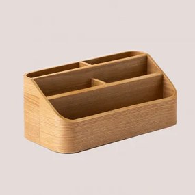 Bray Houten Organizer Van Dennenhout Houtbruin - Sklum