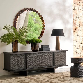 Ronde spiegel van hars diameter 100 cm, Kioo