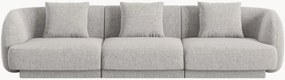 Chenille bank Tulum (4-zits), B 255 cm