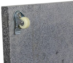 Platinum Voyager zweefparasol T1 2.5x2.5 m. - Taupe met voet en hoes