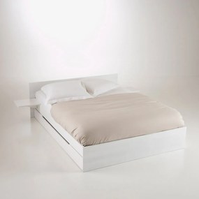 Bed met lattenbodem, lade en legplanken, Crawley