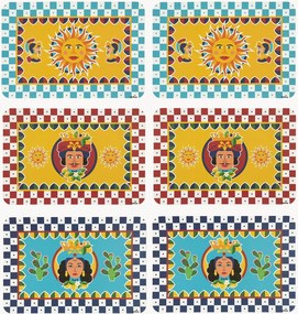 Placemats Sicilian Rhapsody, 6-delig