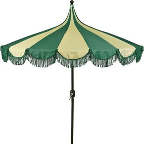 Edelman Kim stokparasol donker groen - Ø235 x 238 cm