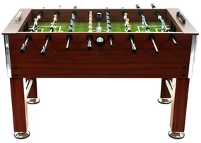 vidaXL Voetbaltafel 60 kg 140x74,5x87,5 cm staal bruin
