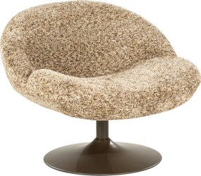 Fauteuil Met Brons Onderstel