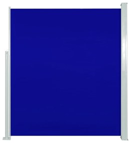 vidaXL Wind-/zonnescherm uittrekbaar 160x300 cm blauw