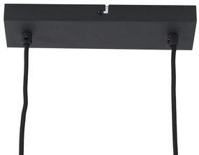 Moderne hanglamp zwart 6-lichts - Jeana Straight