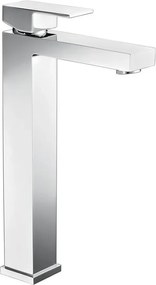 Mexen Cube hoge wastafelkraan, chroom - 72910-00