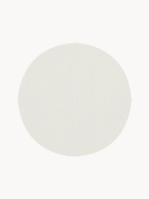 Ronde kunstleren placemats Pik, 2-delig