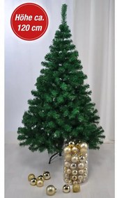 HI Kerstboom met metalen standaard 120 cm groen