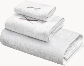 Katoenen handdoekenset Monogram van A tot Z, 3-delig