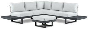 Hoek loungeset 5 personen Aluminium Grijs Lifestyle Garden Furniture Lorenzo