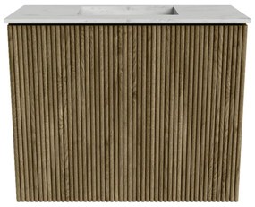Mondiaz Joya DLux 50cm toiletmeubel dusk met wastafel faye midden zonder kraangat opalo