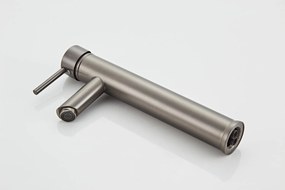 Saniclear Iron verhoogde wastafelkraan verouderd ijzer - gunmetal