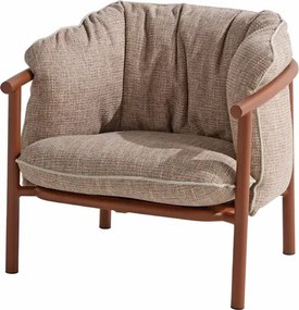 4 Seasons Outdoor Coral loungestoel Spicy Loungestoel beige weerbestendig